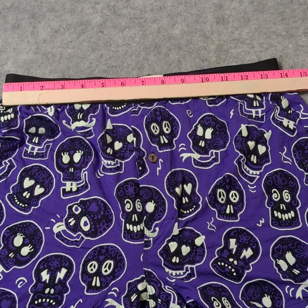 NWOT MeUndies Glow in the Dark Skull Men's Button Boxers Medium - Picture 4 of 8